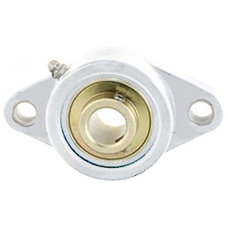 Ami Bearings Flange Block Bearing; 2 Bolt Flange Block; 1 in. Bore; 3.9 in. Bolt Circle Diameter UCNFL205-16MZ2W